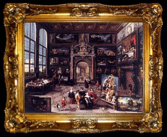 framed  Cornelis de Baellieur Gallery of a Collector, ta009-2